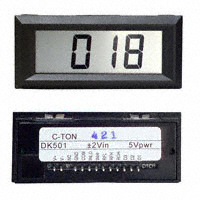 C-TON Industries - DK501 - VOLTMETER 2VDC LCD PANEL MOUNT