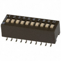 CTS Electrocomponents - 204-10ST - SWITCH SLIDE DIP SPST 50MA 24V