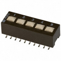 CTS Electrocomponents - 204-215ST - SWITCH SLIDE DIP DPST 50MA 24V