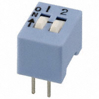 CTS Electrocomponents - 206-2 - SWITCH SLIDE DIP SPST 50MA 24V