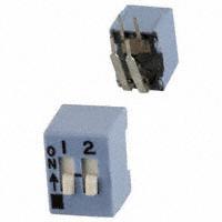 CTS Electrocomponents - 206-2RAST - SWITCH SLIDE DIP SPST 50MA 24V