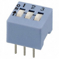 CTS Electrocomponents - 206-3ST - SWITCH SLIDE DIP SPST 50MA 24V