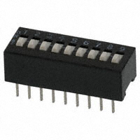 CTS Electrocomponents - 208-9 - SWITCH SLIDE DIP SPST 50MA 24V