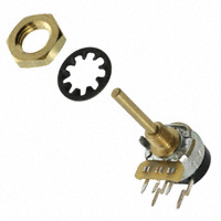 CTS Electrocomponents - 270X232A254B1B1 - POT 250K OHM 1/5W CARBON LINEAR