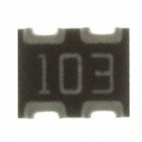 CTS Resistor Products - 743C043103JP - RES ARRAY 2 RES 10K OHM 1008