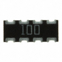 CTS Resistor Products - 743C083100JP - RES ARRAY 4 RES 10 OHM 2008