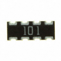 CTS Resistor Products - 743C083101JP - RES ARRAY 4 RES 100 OHM 2008
