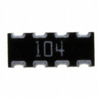 CTS Resistor Products - 743C083104JTR - RES ARRAY 4 RES 100K OHM 2008