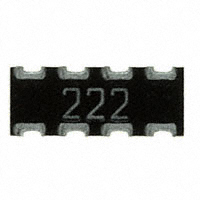 CTS Resistor Products - 743C083222JP - RES ARRAY 4 RES 2.2K OHM 2008