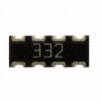 CTS Resistor Products - 743C083332JP - RES ARRAY 4 RES 3.3K OHM 2008