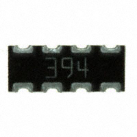CTS Resistor Products - 743C083394JTR - RES ARRAY 4 RES 390K OHM 2008