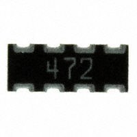 CTS Resistor Products - 743C083472JP - RES ARRAY 4 RES 4.7K OHM 2008