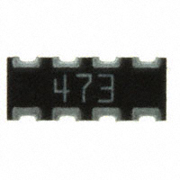 CTS Resistor Products - 743C083473JP - RES ARRAY 4 RES 47K OHM 2008