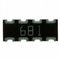 CTS Resistor Products - 743C083681JP - RES ARRAY 4 RES 680 OHM 2008