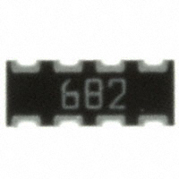 CTS Resistor Products - 743C083682JPTR - RES ARRAY 4 RES 6.8K OHM 2008
