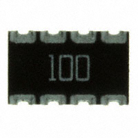 CTS Resistor Products - 744C083100JP - RES ARRAY 4 RES 10 OHM 2012