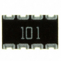 CTS Resistor Products - 744C083101JP - RES ARRAY 4 RES 100 OHM 2012