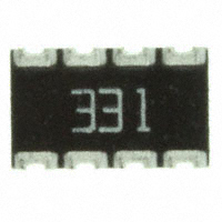 CTS Resistor Products - 744C083331JP - RES ARRAY 4 RES 330 OHM 2012