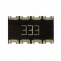 CTS Resistor Products - 744C083333JP - RES ARRAY 4 RES 33K OHM 2012