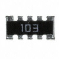 CTS Resistor Products - 746X101103JP - RES ARRAY 8 RES 10K OHM 1206