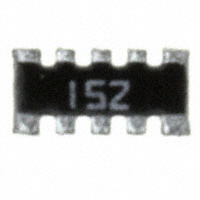 CTS Resistor Products - 746X101152J - RES ARRAY 8 RES 1.5K OHM 1206