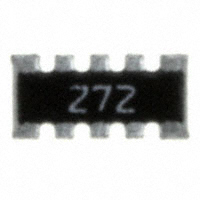 CTS Resistor Products - 746X101272JP - RES ARRAY 8 RES 2.7K OHM 1206