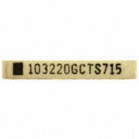 CTS Resistor Products - 752103220G - RES ARRAY 5 RES 22 OHM 10SRT