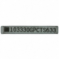 CTS Resistor Products - 752103330GP - RES ARRAY 5 RES 33 OHM 10SRT