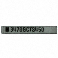 CTS Resistor Products - 752103470G - RES ARRAY 5 RES 47 OHM 10SRT