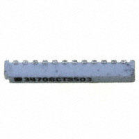 CTS Resistor Products - 752123470G - RES ARRAY 6 RES 47 OHM 12SRT