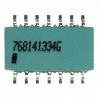 CTS Resistor Products - 768141334G - RES ARRAY 13 RES 330K OHM 14SOIC