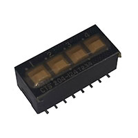 CTS Electrocomponents - 204-124ST - SWITCH SLIDE DIP SPDT 50MA 24V