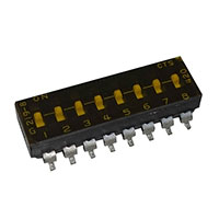 CTS Electrocomponents - 219-8LPSTR - SWITCH SLIDE DIP SPST 100MA 20V