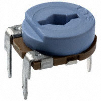 CTS Electrocomponents - 262UR105B - TRIMMER 1M OHM 0.15W TH