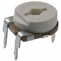 CTS Electrocomponents - 262UR103B - TRIMMER 10K OHM 0.15W TH