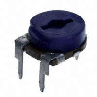 CTS Electrocomponents - 262UR254B - TRIMMER 250K OHM 0.15W TH