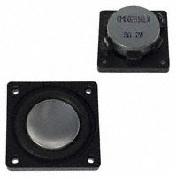 CUI Inc. - CMS0281KLX - SPEAKER 8OHM 2W TOP PORT 82DB