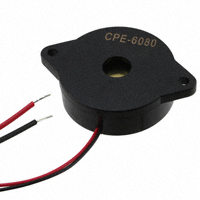 CUI Inc. - CPE-6080 - AUDIO PIEZO TRANSDUCER 50V CHAS