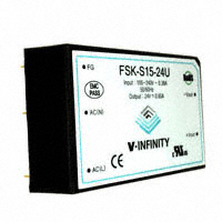 CUI Inc. - FSK-S15-24U - CONVERTER AC-DC 24V .65A 15.6W