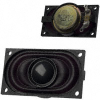 CUI Inc. - GC0351K - SPEAKER 8OHM 1W TOP PORT 85DB