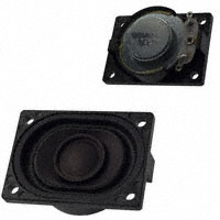 CUI Inc. - GC0401K - SPEAKER 8OHM 1W TOP PORT 82DB