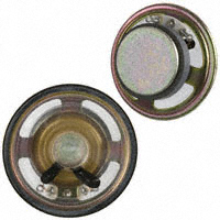 CUI Inc. - GF0501M - SPEAKER 8OHM 250MW TOP PORT 86DB