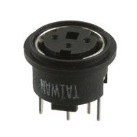 CUI Inc. - MD-30SV - CONN MINI-DIN 3PIN FEM VERT