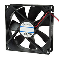CUI Inc. - CFM-9225-13-10 - DC AXIAL FAN, 92 MM SQUARE, 25 M