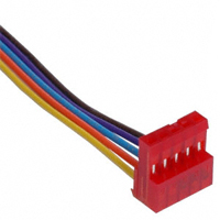 CUI Inc. - CUI-435-1FT - CABLE ASSY LATCH 5PIN 5X22AWG 1'