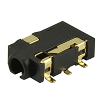 CUI Inc. - SJ2-25313D-SMT-TR - AUDIO JACK, 2.5 MM, RT, 3 CONDUC
