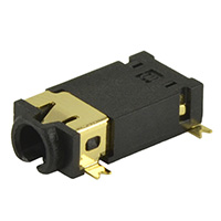 CUI Inc. - SJ2-25404B-SMT-TR - AUDIO JACK, 2.5 MM, RT, 4 CONDUC