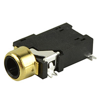 CUI Inc. - SJ2-25424B-SMT-TR - AUDIO JACK, 2.5 MM, RT, 4 CONDUC