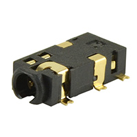 CUI Inc. - SJ2-25934D-SMT-TR - AUDIO JACK, 2.5 MM, RT, 4 CONDUC