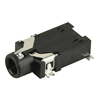 CUI Inc. - SJ2-25954B-SMT-TR - AUDIO JACK, 2.5 MM, RT, 4 CONDUC